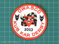 Click to enlarge 2003 Owasco Kub Kar Derby